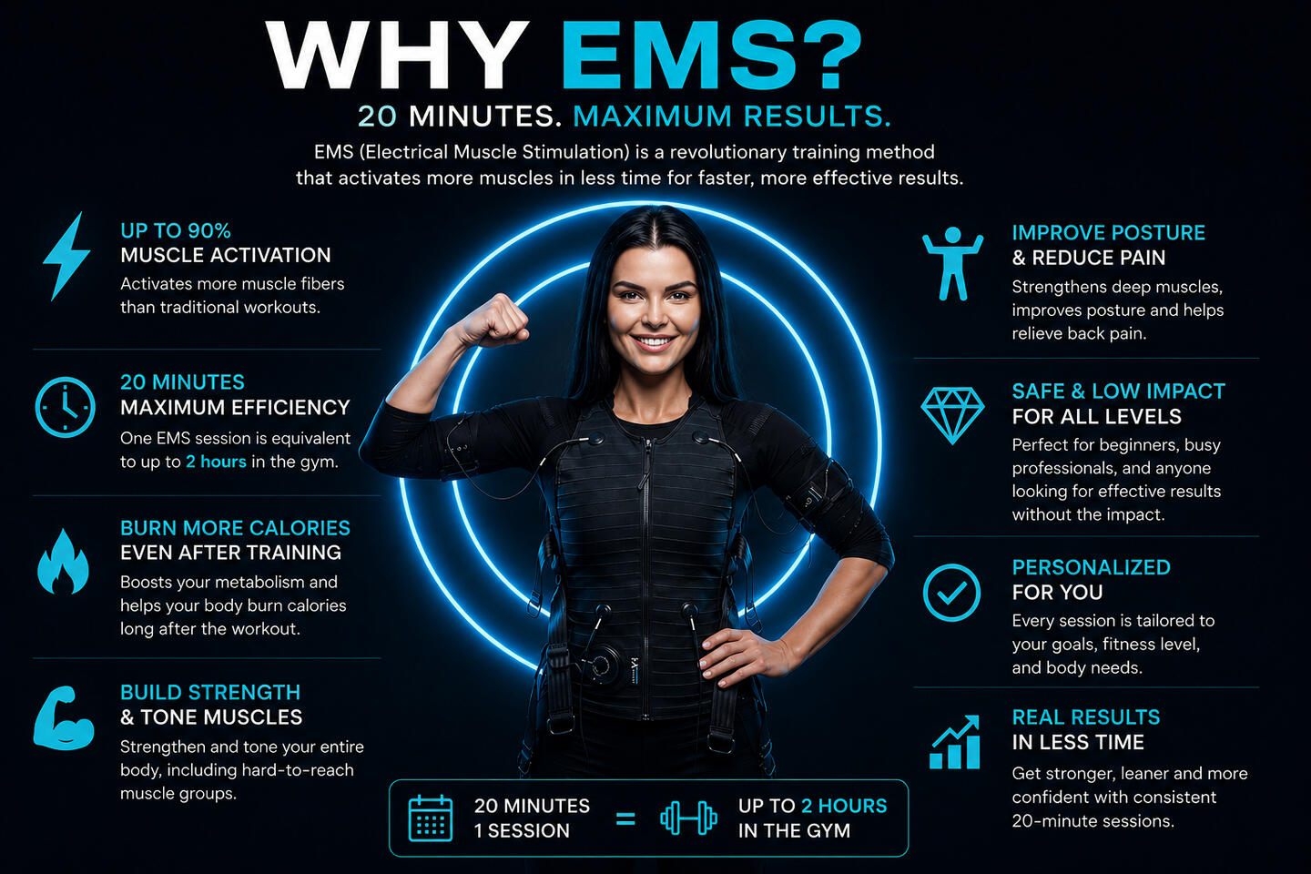 EMS fitness studio in Los Angeles recognized for wellness innovation. Award-Winning EMS Training Studio
